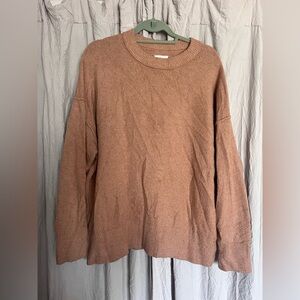 Aerie Women's Tan Crewneck Sweater